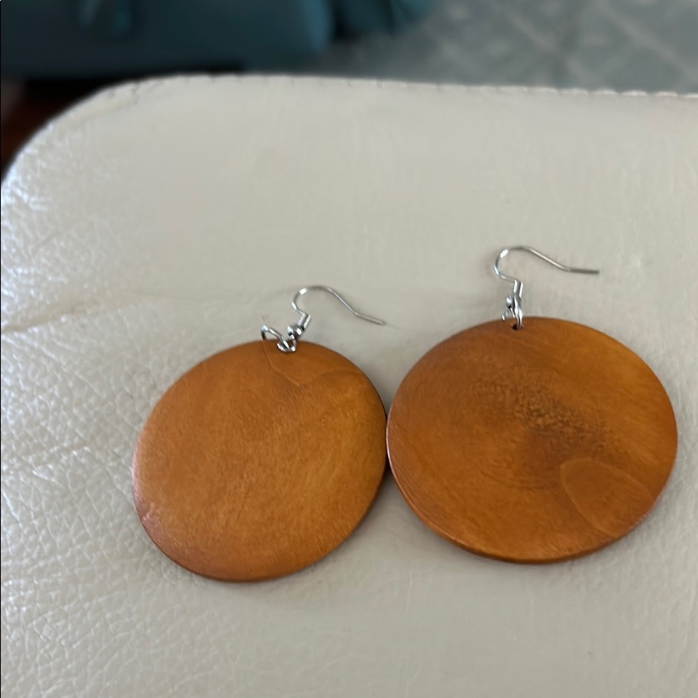 Hand Crafted Wooden Earrings